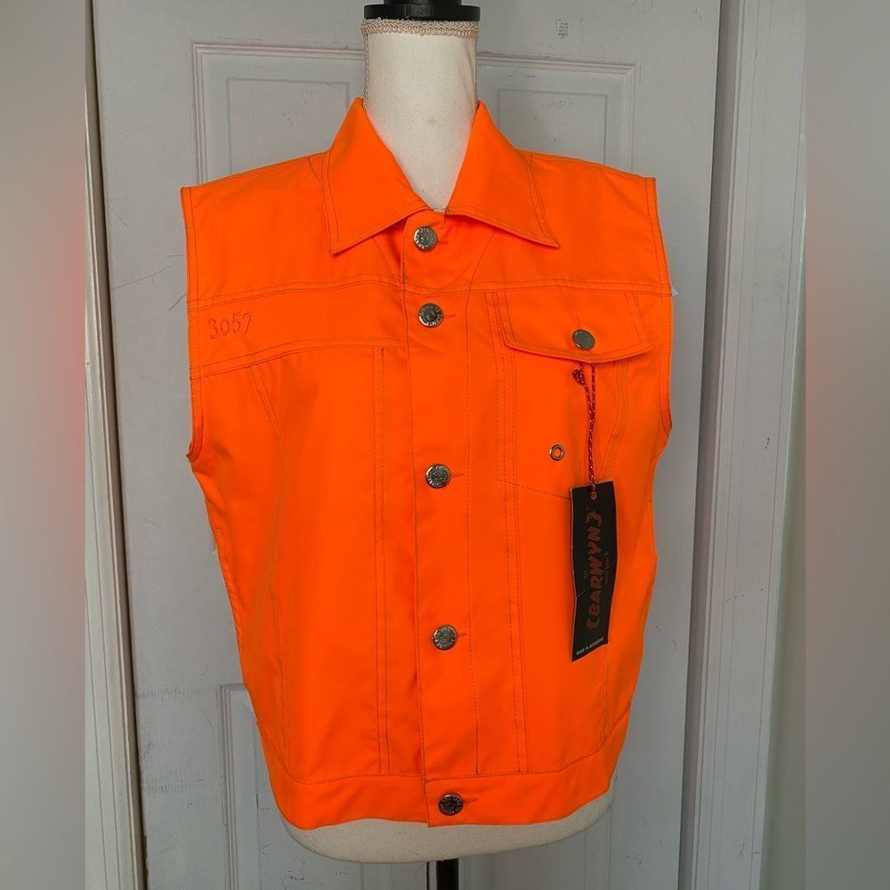 New with Tags Brawyn (To Barwyn and Back) Streetwear Utility Vest Size Large